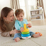 Fisher-Price baby blocks and rock-a-stack toy set for 6+ months developmental play