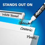 EXPO Dry Erase Markers, Low Odor Ink, Blue, Chisel Tip, 12 Count - Whiteboard, Calendar, Organization, Essential Supplies for Office, School, Classroom, Teachers