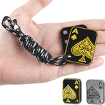 Fidget Toys Adults, EDC Metal Fidget Slider for Teens, Magnetic Poker Push Card, Adult Fidget Toy for Anxiety ADHD, Cool Office Gadgets for Men Dad, Stress Relief Clicker Gifts for Adults & Teen Boys