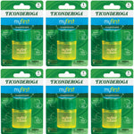 Ticonderoga My First Pencil Sharpener, 1 Hole, Large Barrel, Yellow/Green