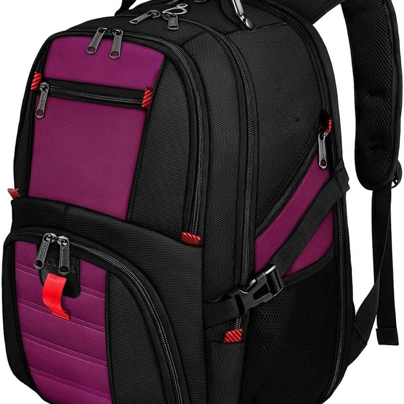 YOREPEK Large Laptop Backpack for Men, Heavy Duty Travel Backpack Carry On Flight Approved, 17 Inch College Work Bookbag, Water Resistant Business Backpack for Men Women, mochilas para hombres