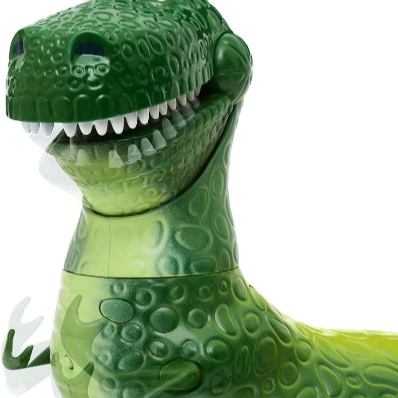 Disney Store Official Rex Interactive Talking Action Figure from Toy Story, Features Sounds and Phrases from The Movies, Interacts with Other Figures and Toys