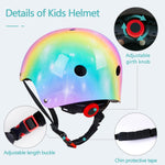 Bienbee Kids Bike Helmet, Adjustable Toddler Helmet for Girls and Boys, Ages 1-3-5-8-14 Years, Multiple Colors, Lightweight and Breathable