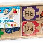 Melissa & Doug Self-Correcting Alphabet Wooden Puzzles for Kids Ages 4+