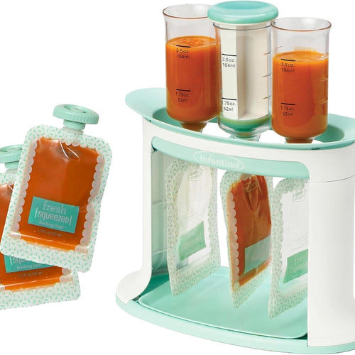 Infantino Squeeze Station, Baby Food Pouch Filler, BPA-Free