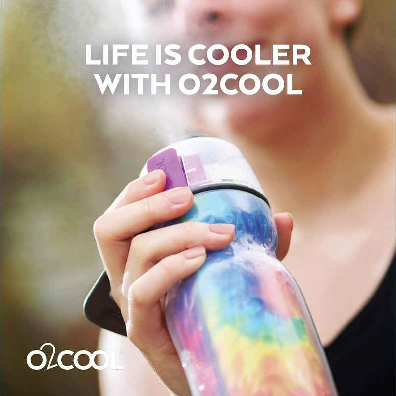 O2COOL Mist N Sip 20 oz Misting Reusable Sports Water Bottle Soccer | Yes