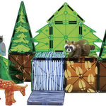 MAGNA-TILES Forest Animals 25-Piece Magnetic Construction Set, The ORIGINAL Magnetic Building Brand