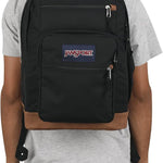 JanSport Cool Backpack, with 15-inch Laptop Sleeve - Large Computer Bag Rucksack with 2 Compartments, Ergonomic Straps, Black