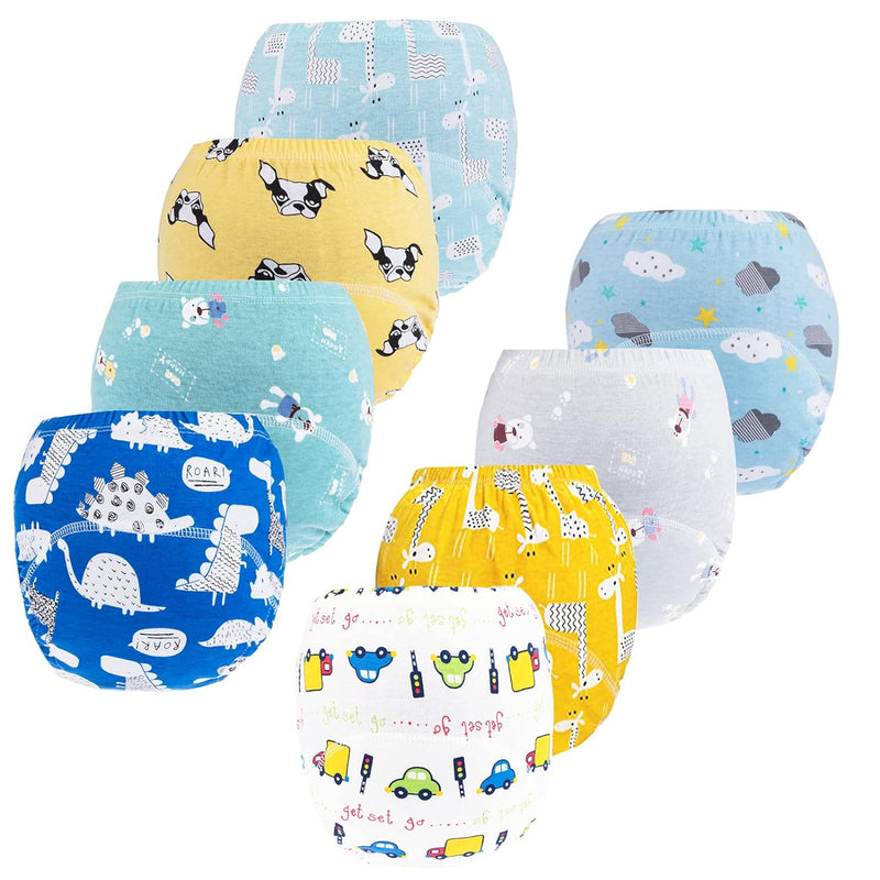Potty Training Pants for Boys Girls, Learning Designs Training Underwear Pants (10 Packs, 2-4T)