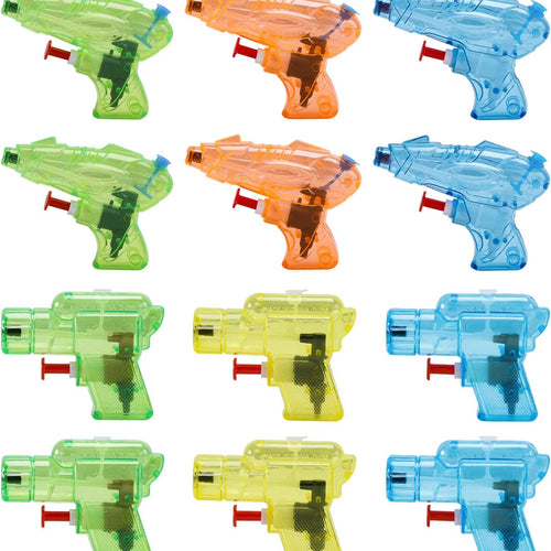 12 Packs Water Gun for Kids Squirt Toys Outdoor Beach Swimming Pool Game Summer Party Favor
