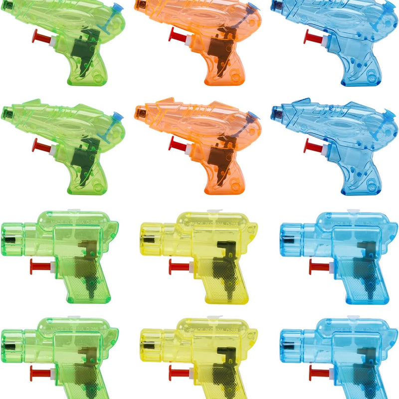12 Packs Water Gun for Kids Squirt Toys Outdoor Beach Swimming Pool Game Summer Party Favor