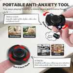 5 Pcs Fidget Toys Adults Metal Fidgets Toy Set Magnetic Spinners Figette Toys for Stress & Anxiety Relief, Office Desk Sensory Toys for Autism ADHD Cool Gadgets Gift for Teen Men Women