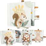 ZICOTO Soft Baby Book with Touch and Feel Pages: Sensory Exploration for Infants 0-18 Months