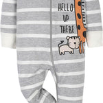 Gerber Baby Boys 4-Pack Sleep 'N Play Footie