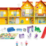 Peppa Pig Peppa's Big Family House Playset with 3 Figures, 11 Accessories, Baby Evie, Preschool Toys for Girls and Boys 3 and Up