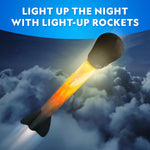 National Geographic Air Rocket Toy – LED Rocket Launcher for Kids with LED Lights and Foam Tipped Rockets