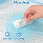 100 Count 22” x 22” Super Absorbency Disposable Underpads | Leakproof Quick Drying Disposable Pads for Baby, Puppy and Adults, Cat Pee Pads for Dogs, Potty Puppy Training Pads