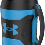 Under Armour Insulated Water Bottle with Handle & Fence Hook, Half Gallon Sports Water Jug, Leak-Resistant & BPA-Free for Baseball, Football & Gym - Black/Black, 64oz