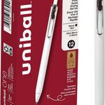 Uniball One Gel Pen 12 Pack; 0.38mm Ultra Micro Black Pens; Gel Ink Pens | Office Supplies Sold by Uniball are Pens; Ballpoint Pen; Colored Pens; Gel Pens; Fine Point; Smooth Writing Pens