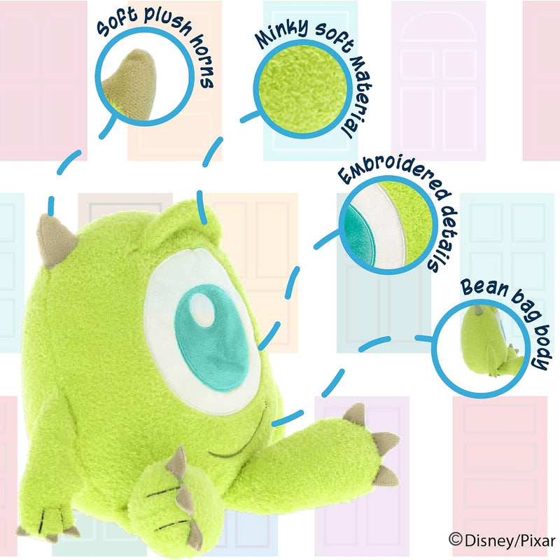 Disney Monsters Inc. Mike Wazowski Cuteeze Plush – Cute Cuddle Plushie Gift for Baby and Toddler Boys and Girls – 12 Inches