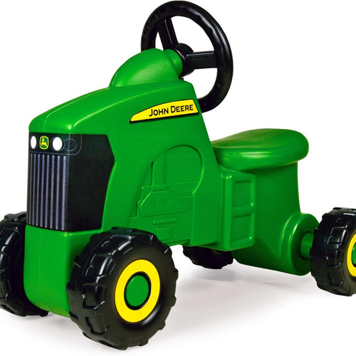 John Deere sit 'n scoot tractor for kids 18 months and up, green, 3-wheel ride on toy