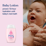 Johnson's Baby First Touch Baby Essentials Gift Set with Body Wash & Shampoo, Body Lotion, & Zinc Oxide Diaper Rash Paste for Baby's Delicate Skin, Hypoallergenic, No Added Parabens or Dyes, 3 Items