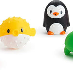 Munchkin Baby Bath Toy Squirts, 8-Pack of Ocean-Themed Water Squirters for Babies & Toddlers