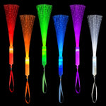 Glow in Dark Fiber Optic Lights for Kids Bulk-24 Pack, Light Up Toys Gifts Goodie Bag Basket Stuffers Fillers for Toddlers, Ultra Bright Sparklers Item for Halloween, Party, Camping, Wedding, Birthday