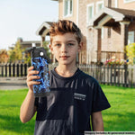Boys Water Bottle with Straw,18 oz Kids Insulated Cups with Stainless Steel Leak Proof for School,Sport&Travel（Lightning）