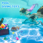 Large Gems Fake Plastic Gemstones Diamond Diving Toys for Kids Girls Princess Pirate Mermaid