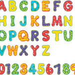 nuby foam bath letters and numbers set for toddlers 3+ years, 36 pieces