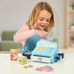 Bluey Cash Register Playset with Scanner, Toy Credit Card, and Dollar Bucks for Kids, Ages 3+