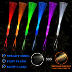 Glow in Dark Fiber Optic Lights for Kids Bulk-24 Pack, Light Up Toys Gifts Goodie Bag Basket Stuffers Fillers for Toddlers, Ultra Bright Sparklers Item for Halloween, Party, Camping, Wedding, Birthday