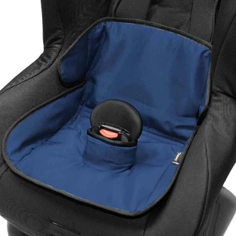 Lynmark® Potty Training Car Seat Protector Cover - Pee Protector, 1 Pk Navy | Waterproof Piddle Pads for Toddlers & Baby Universal Carseat - Washable Liner Mat for Spills, Nappy Leaks, Accidents