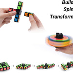 TOSY Magnet Fidget Spinner Mini, 8 Blocks, 3 in 1 Toy: Transformable Fidget Spinner, Infinity Cube, Puzzle Cube