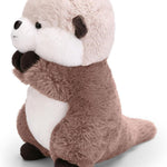Riuhot Cute Otter Plush Soft Plushie Toy Stuffed Animal Birthday Gift for Kids Children Girls Boys 9.8 Inch Sea Otter Stuffed Animals