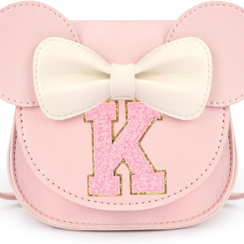 Toddler Purse for Girls Age 3-8, Pink Letter K Toy Birthday Gift | Crossbody bag toys for baby - Princess Wallet Gifts 1 2 3 4 5 6 7 8 Year Old Easter and Christmas Basket Stuffers