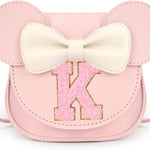 Toddler Purse for Girls Age 3-8, Pink Letter K Toy Birthday Gift | Crossbody bag toys for baby - Princess Wallet Gifts 1 2 3 4 5 6 7 8 Year Old Easter and Christmas Basket Stuffers