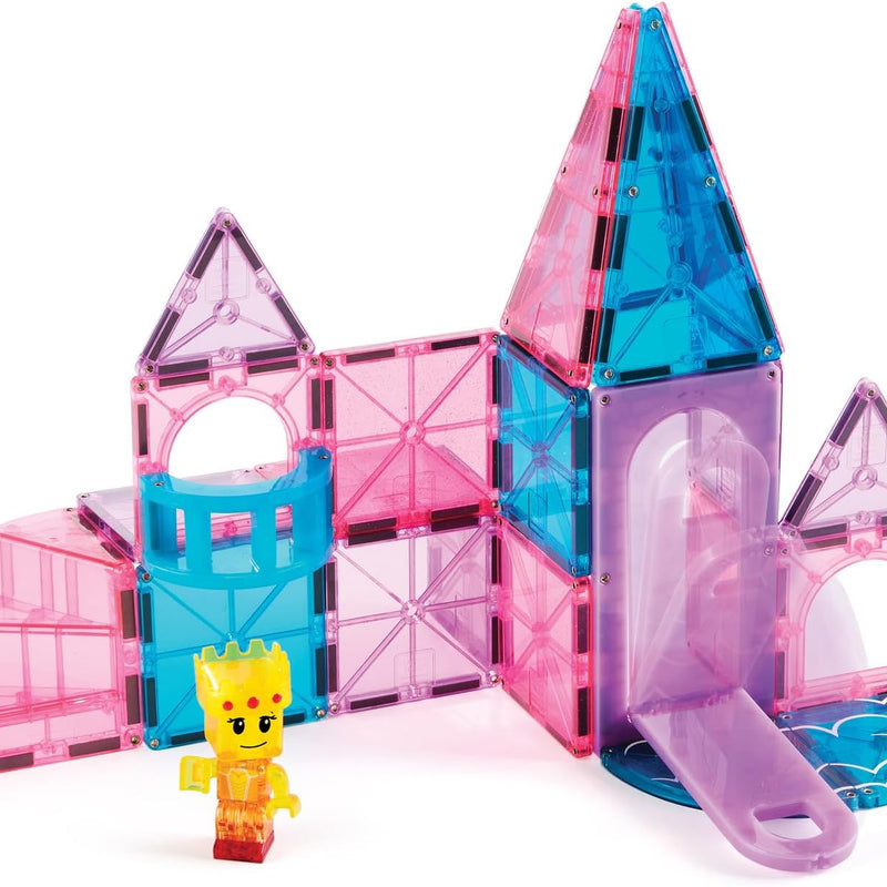 MAGNA-TILES Castle 25-Piece Magnetic Construction Set, The Original Magnetic Building Brand
