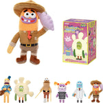POP MART Spongbob Residents of Bikini Bottom-Whimsical Plush Part2, Blind Box Keychain – Plush Pendant, Bag Charm, Collectible Holiday Birthday Gift, Single Box