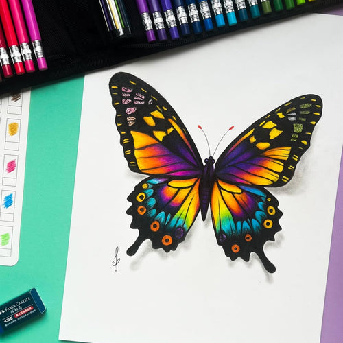 Four Candies Mechanical Colored Pencils, Erasable Mechanical Pencils with Sharpener and Bag, Aesthetic Drafting Tools Ideal for Both Beginners 2.6mm, 36PCS