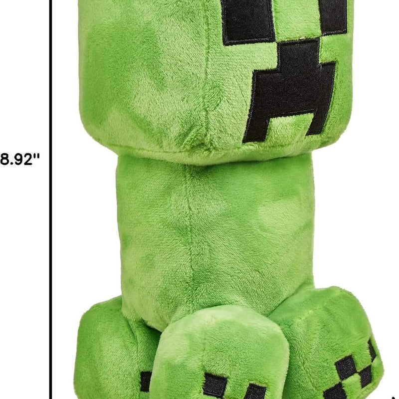 Mattel Minecraft Basic Plush Character Soft Dolls, Video Game-Inspired Collectible Toy Gifts for Kids & Fans Ages 3 Years Old & Up