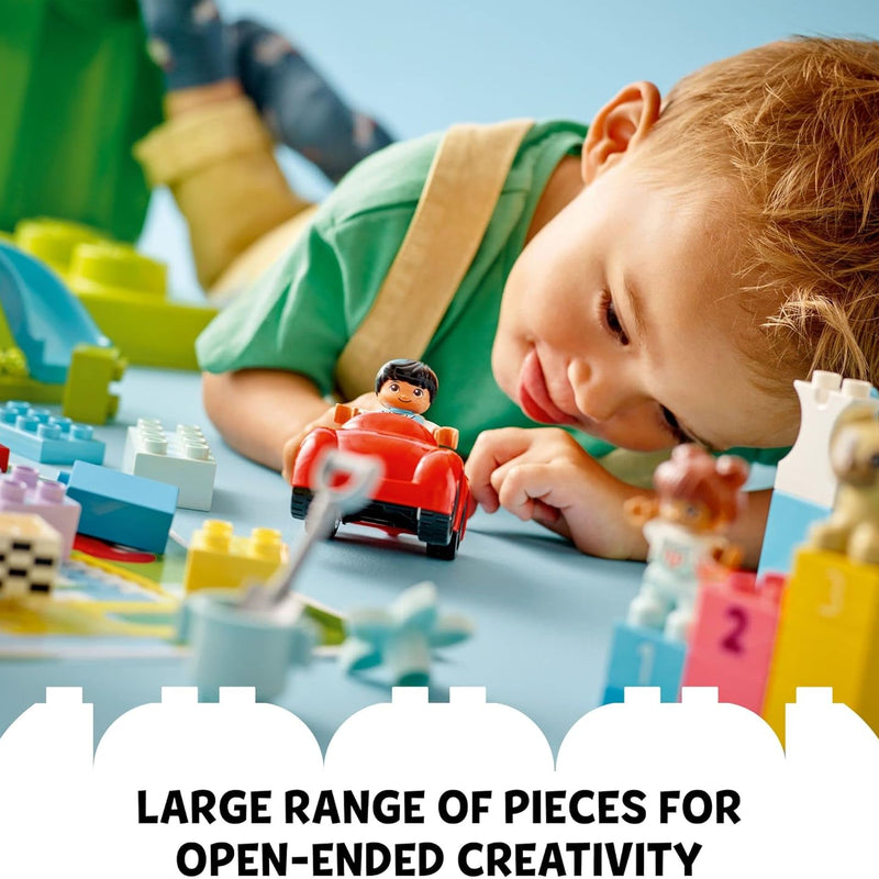 LEGO DUPLO Classic Deluxe Brick Box Building Blocks - Learning & Educational Toys for Toddlers, Preschool, Ages 1.5+ Years - Gift for Birthdays - Develop Fine Motor Skills - 10914