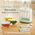 Momcozy Squeeze Station | Baby Food Maker,Pouch Filler for Homemade Baby Puree, BPA-Free, Dishwasher Safe, with Reusable Baby Food Pouches for Toddlers