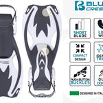Cressi Rocks Fins, Kids Open Heel Short Fins with Adjustable Straps for Snorkeling and Swimming - Cressi: Quality Since 1946