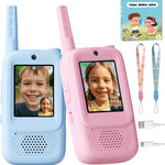 Video Walkie Talkies for Kids: Rechargeable 2-Pack with Real-Time Video, Voice Effects, and Secure Connection
