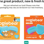 oogiebear Cradle Cap Brush Kit for Babies, 3 Piece Gentle Scalp Care Set | Sponge, Brush & Comb Set for Newborns, Infants & Babies, Soft Cradle Cap Remover, Baby Registry Essential