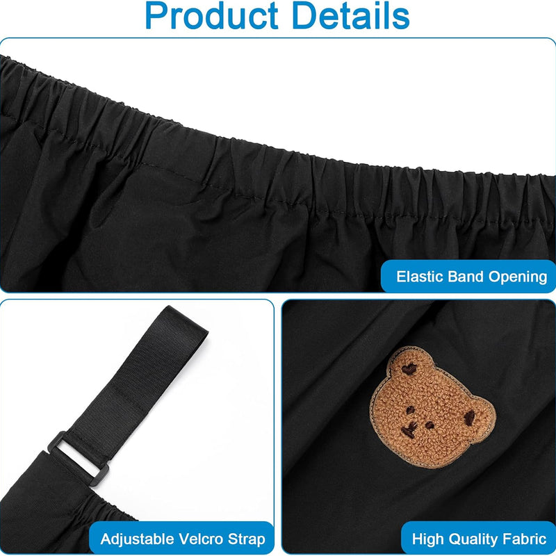 Accmor Universal Stroller Organizer, Large Storage Stroller Bag for Uppababy, Nuna, Britax, Doona Strollers, Non-Slip Adjustable Storage Caddy Accessories for Stroller Crib