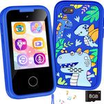 Multifunctional Kids Smart Phone with Dual Camera, Games & Music Player, Toddler Learning Toy, Ages 3-10