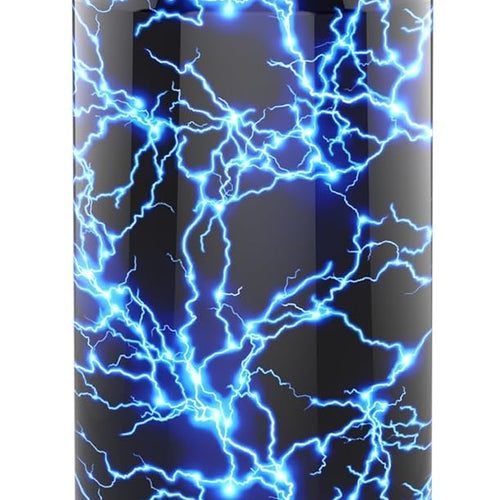 Boys Water Bottle with Straw,18 oz Kids Insulated Cups with Stainless Steel Leak Proof for School,Sport&Travel（Lightning）